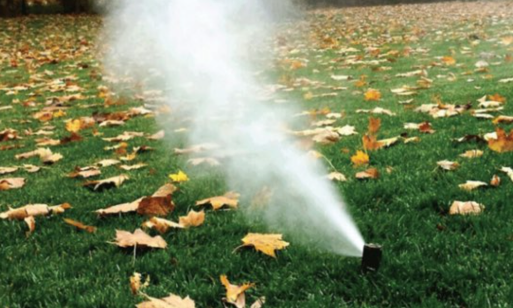 Irrigation Blowout, Fall sprinkler services